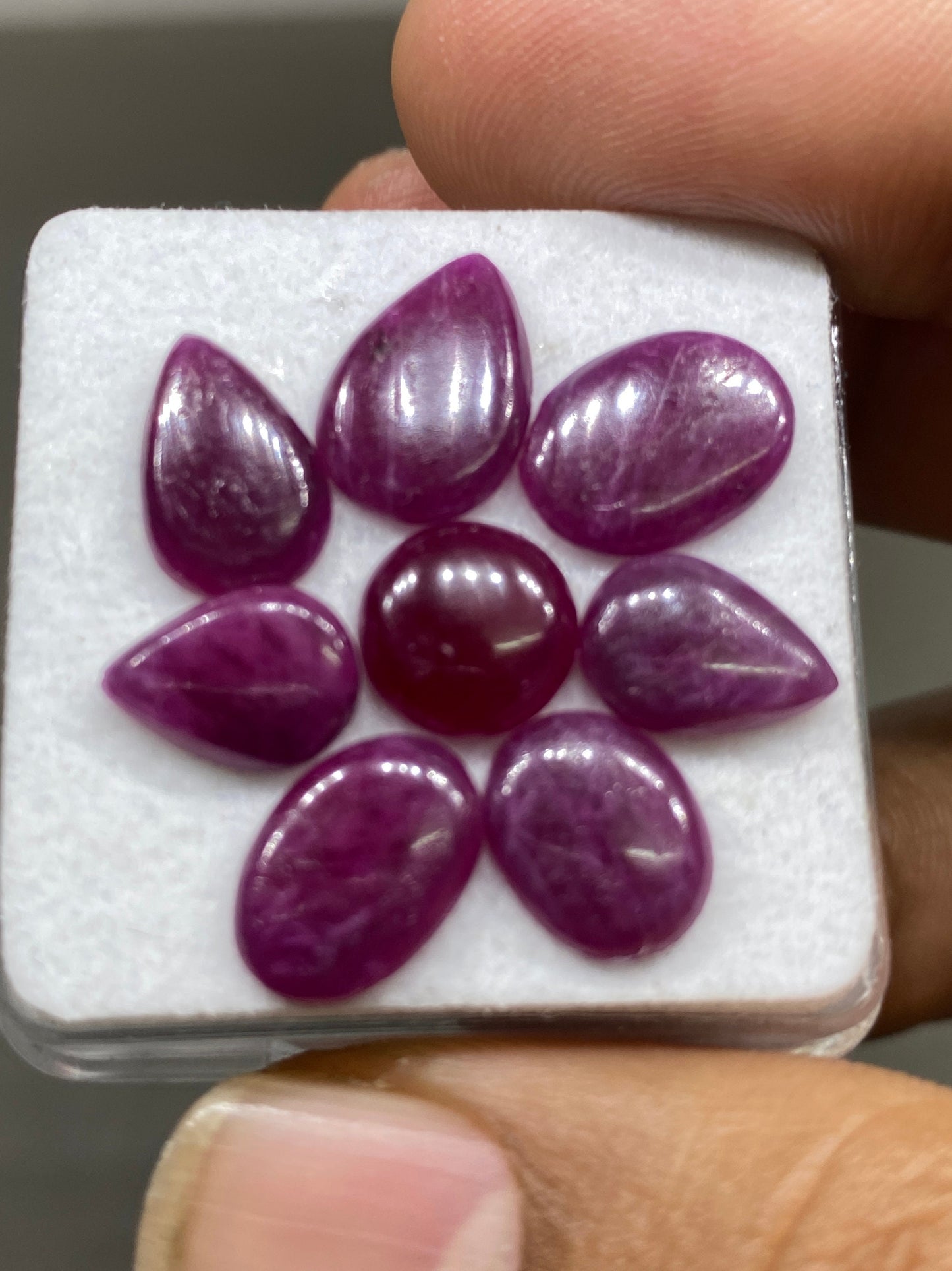 Natural ruby unheated untreated ruby old mines good quality weight 17 carats size 9mm-12x9mm unheated untreated ruby cabochon