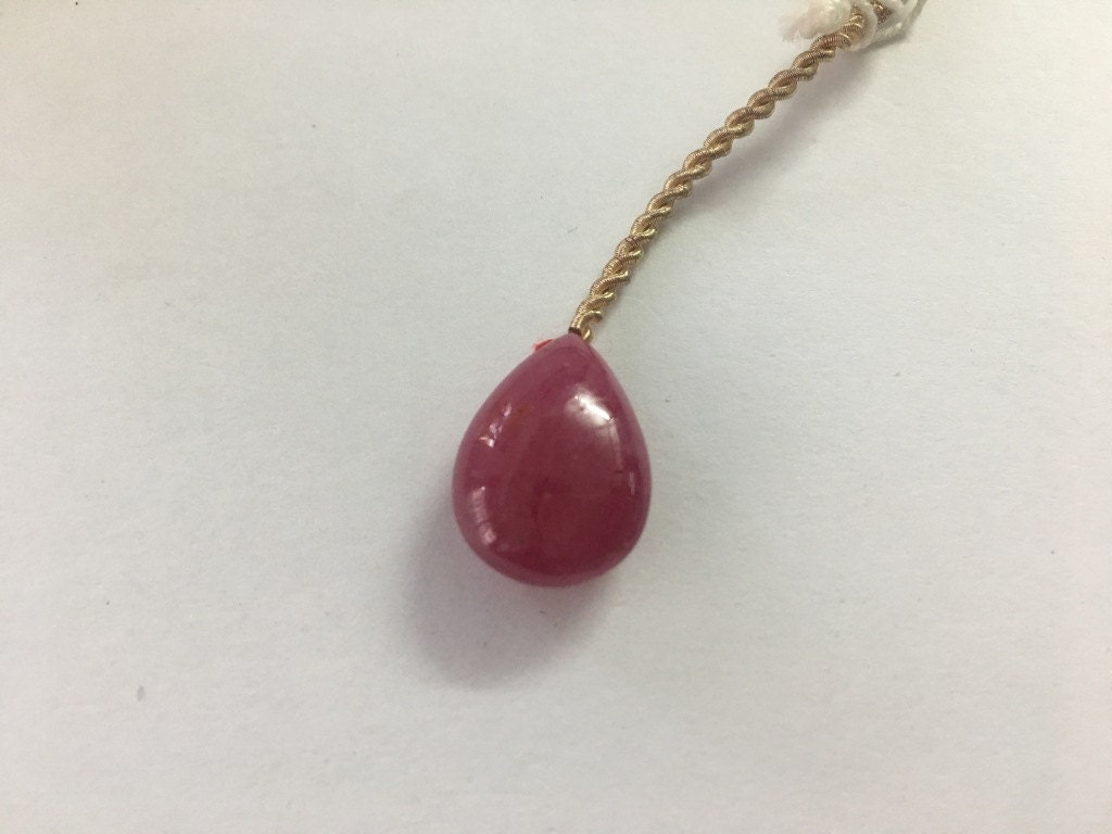 Huge Very rare Ruby pear briolette  smooth polished briolette weight 69 carats Size 15.5x13.5mm Natural Ruby untreated ruby unheated ruby