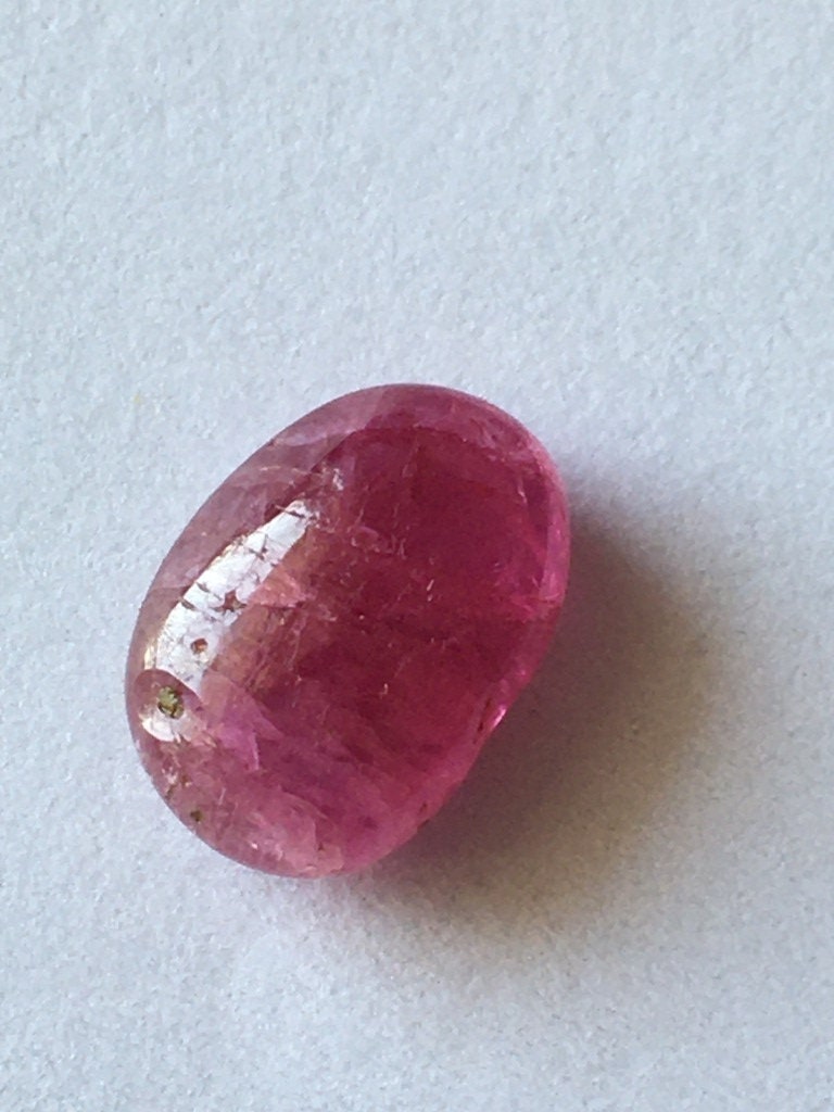 Cute rare sapphire pink sapphire cabochon natural unheated untreated sapphire 10.5x7.5mm weight 4.5 carats natural sapphire ring supply