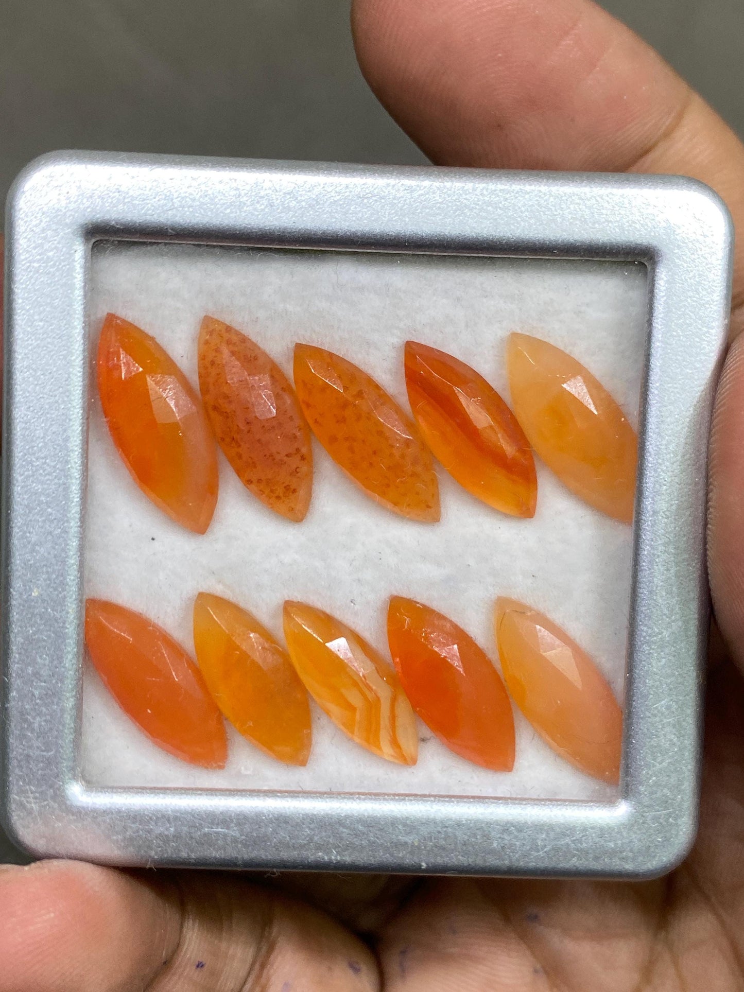 Beautiful  Carnelian rosecut marquise big size pcs 10 wt 31.75 carats size 16x6-18x7mm aaa quality marquise shapes carnelian cabochons