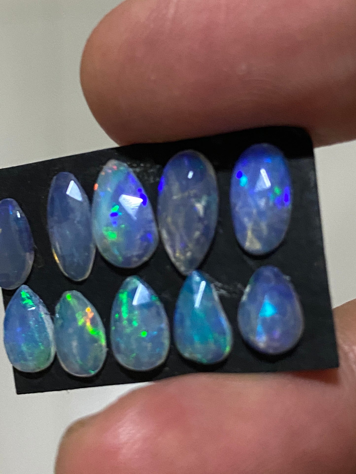 Lovely  Ethiopian opal rosecut Welo opal rosecut wt 4.5 cts pcs 10 size 7x5-10x6mm rosecut opal beautiful fire natural opal rosecut