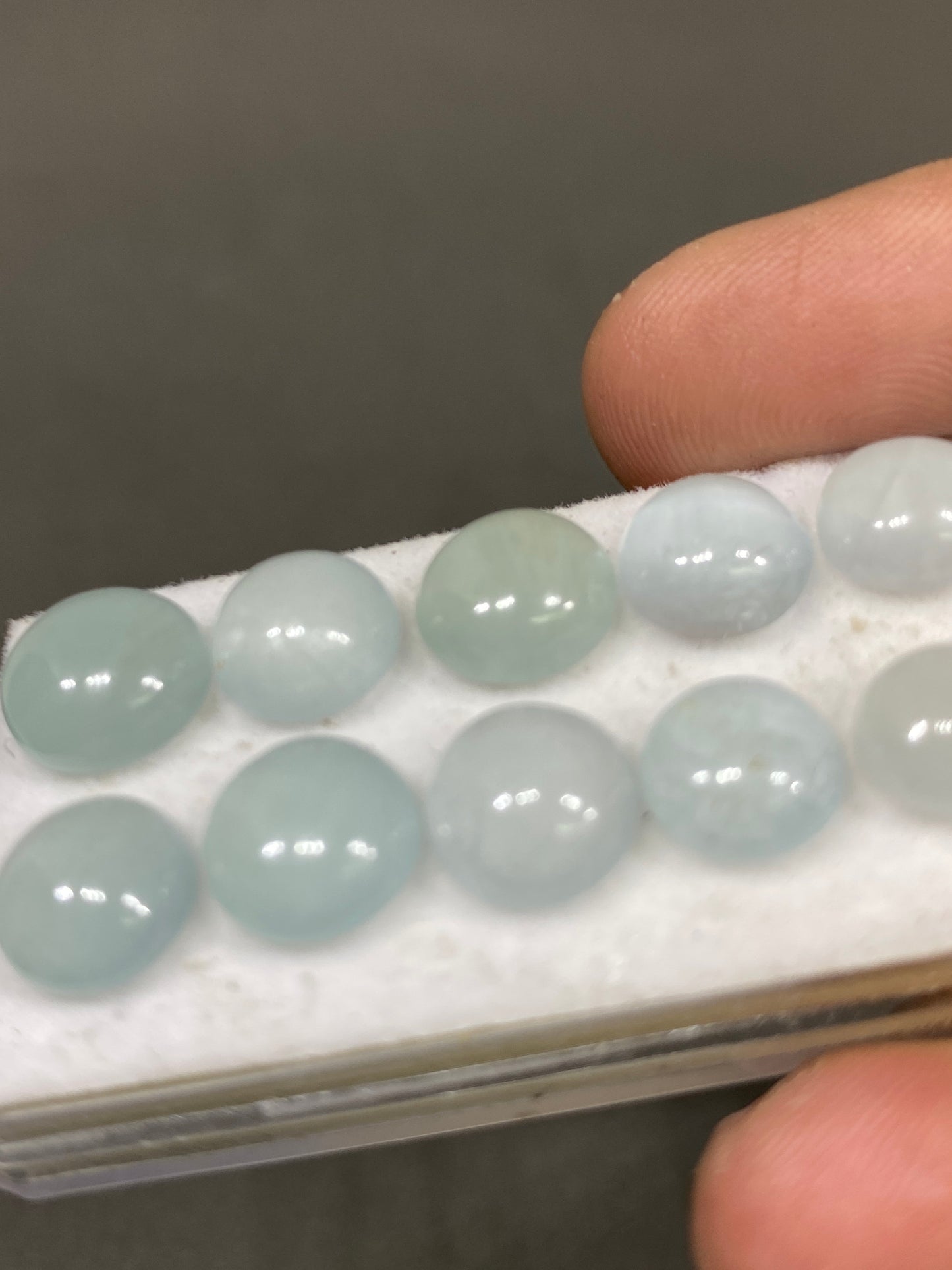 Milky Aquamarine round cabochon 8-10mm weight 35 carats beautiful aquamarine cabochons pcs 10 cute natural aquamarine cabochon