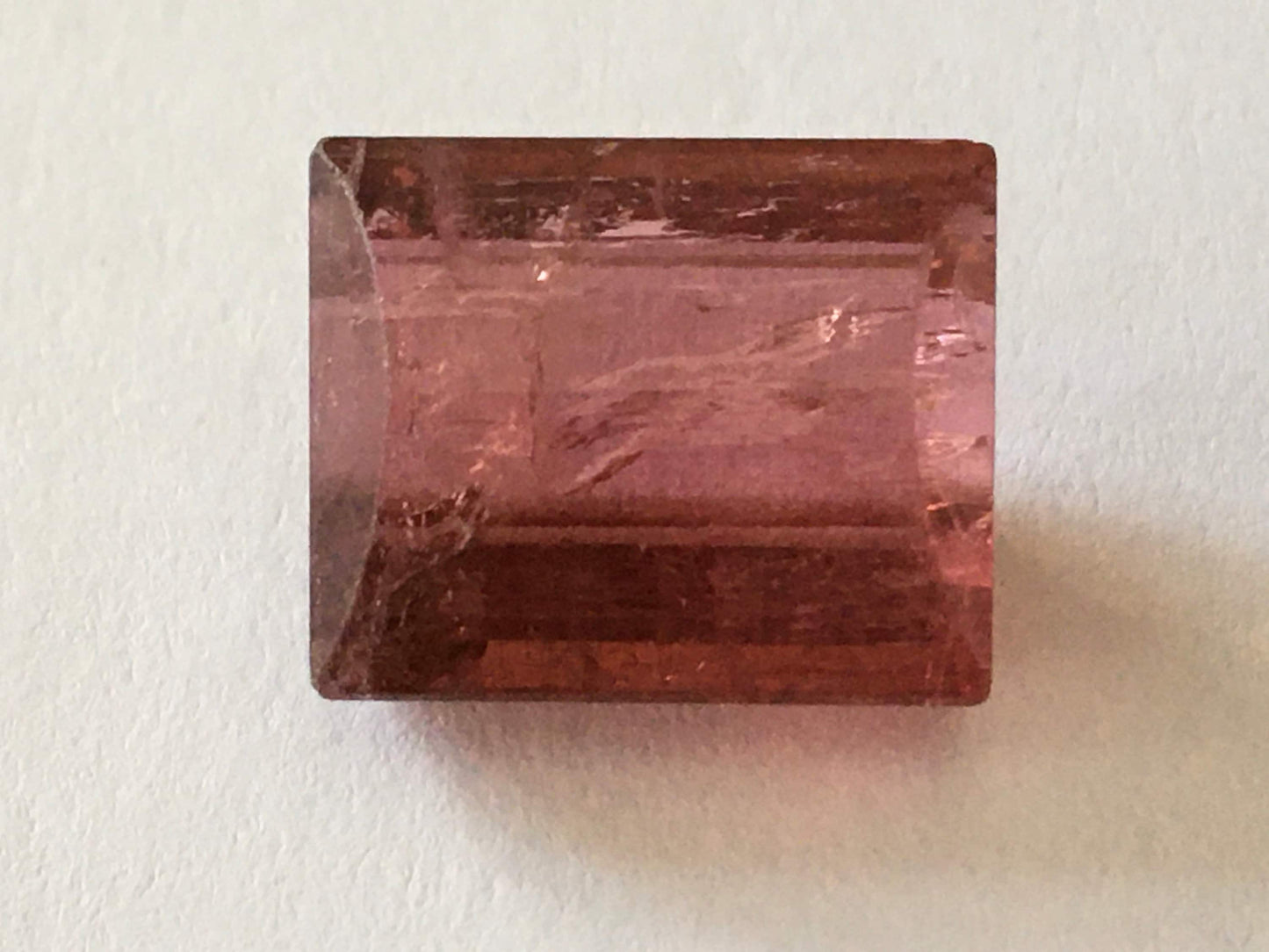 Very rare nice pink tourmaline cutstone faceted on the top weight 21.5 carats size 17x14mm rare huge size tourmaline cut for ring pendant