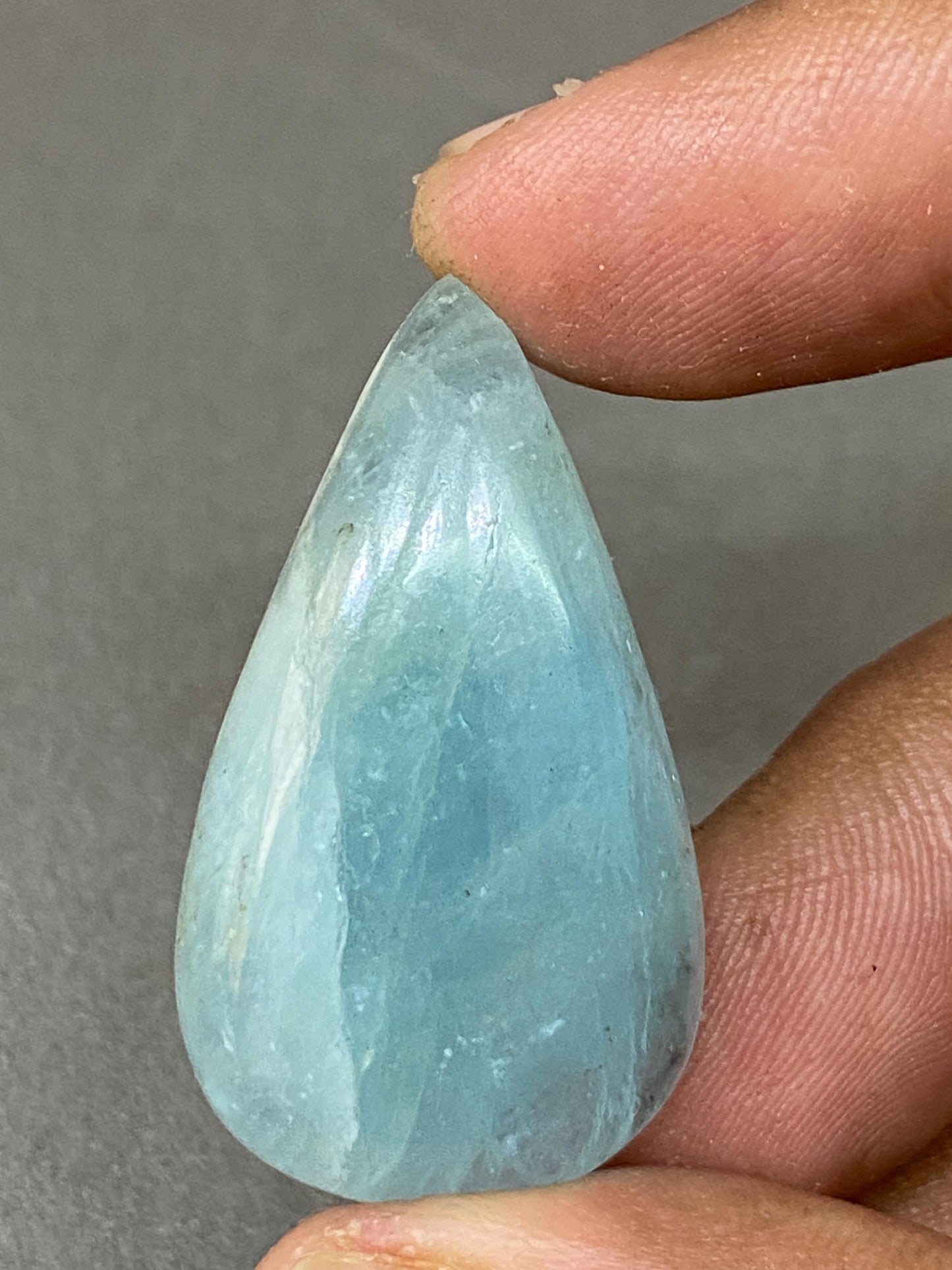 Rare blue milky Aquamarine mix  shape cabochons Fine quality