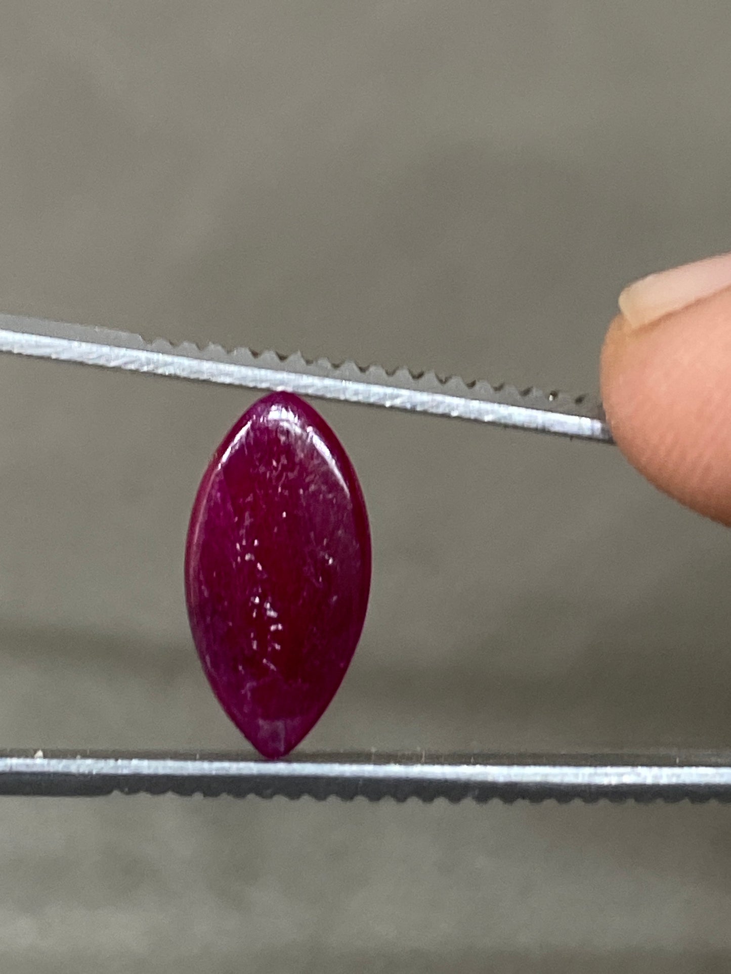 Very rare natural Ruby marquise flat Cabochon blood red ruby marquise ruby Natural ring wt 3.35 cts 16x8mm  Pendant Unheated untreated ruby