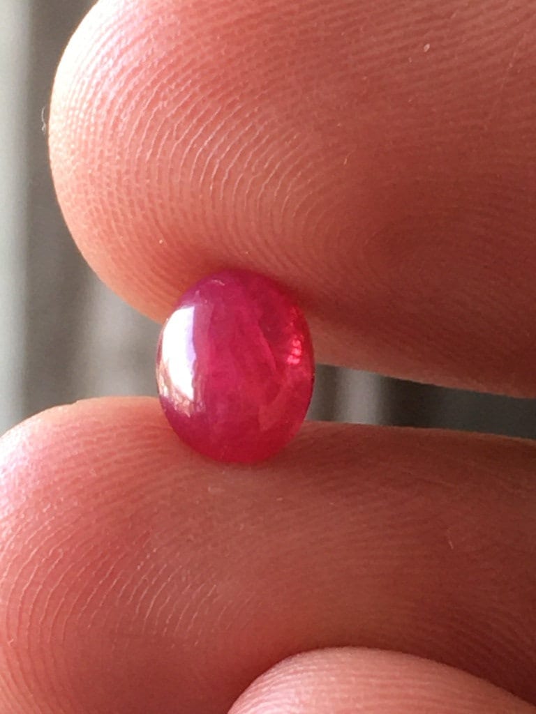 Very cute rare natural ruby oval cabochon red ruby weight 2.5 carats unheated ruby untreated ruby oval cabochon ruby ring supply