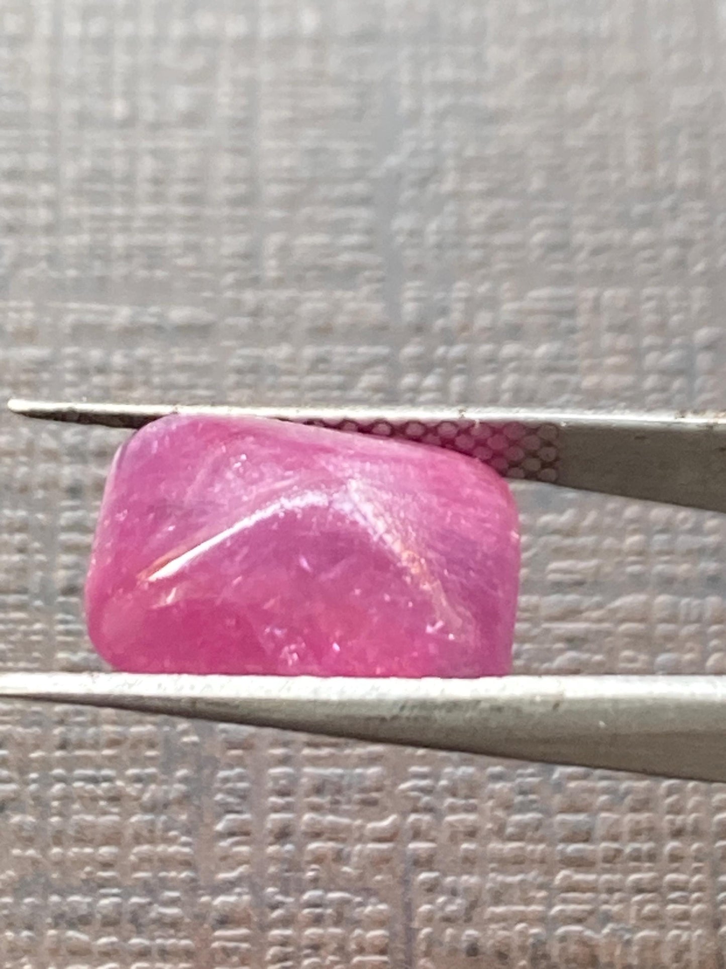 Aweome rare pink sapphire sugar loaf cabochons  weight  cts size pink sapphire   sugar loaf cabcohon