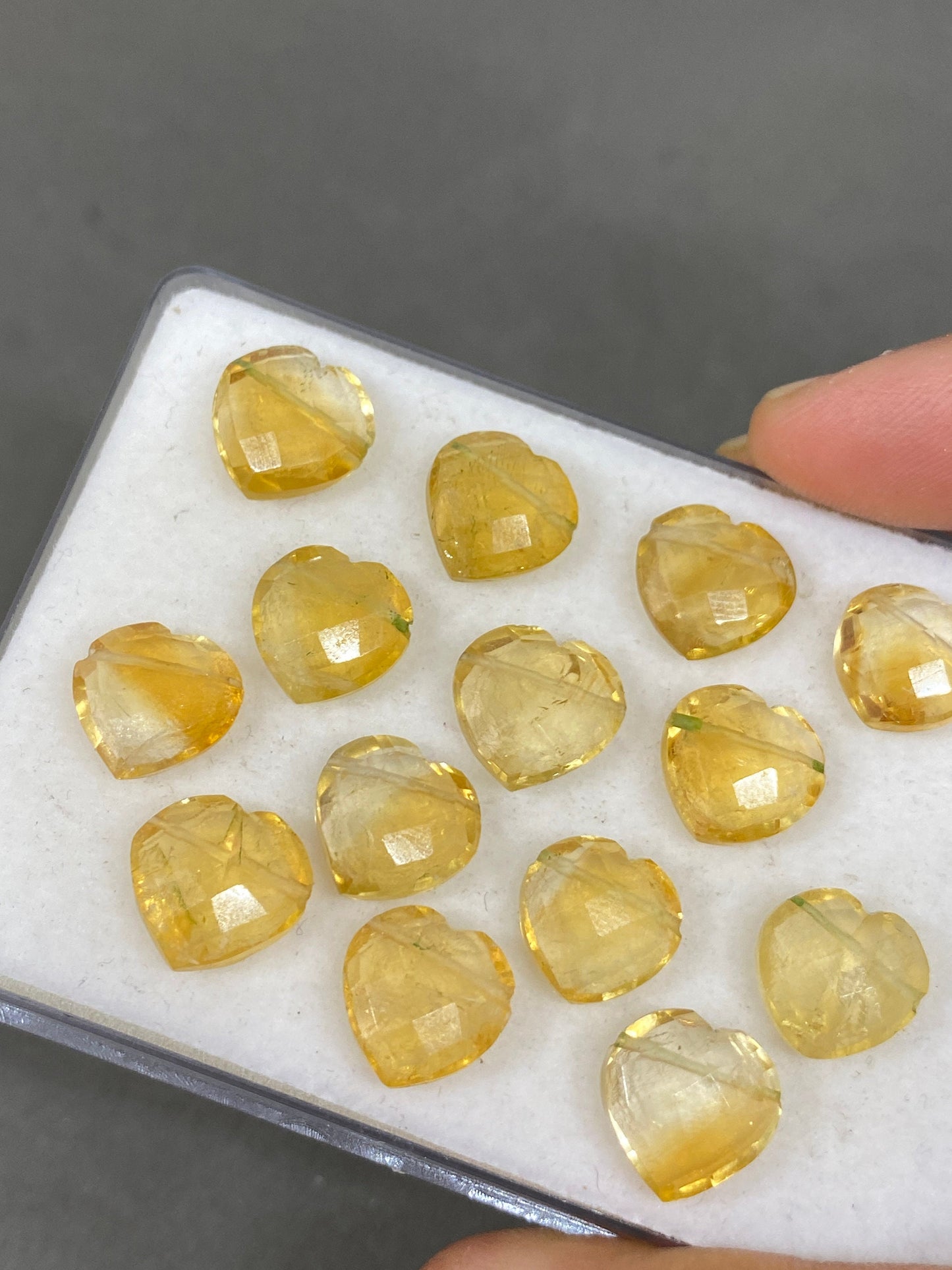 Amazing rare Citrine faceted heart shape carving briolette drilled pcs 14 wt 68 approx size 11mm-12mm citrine heart  briolette