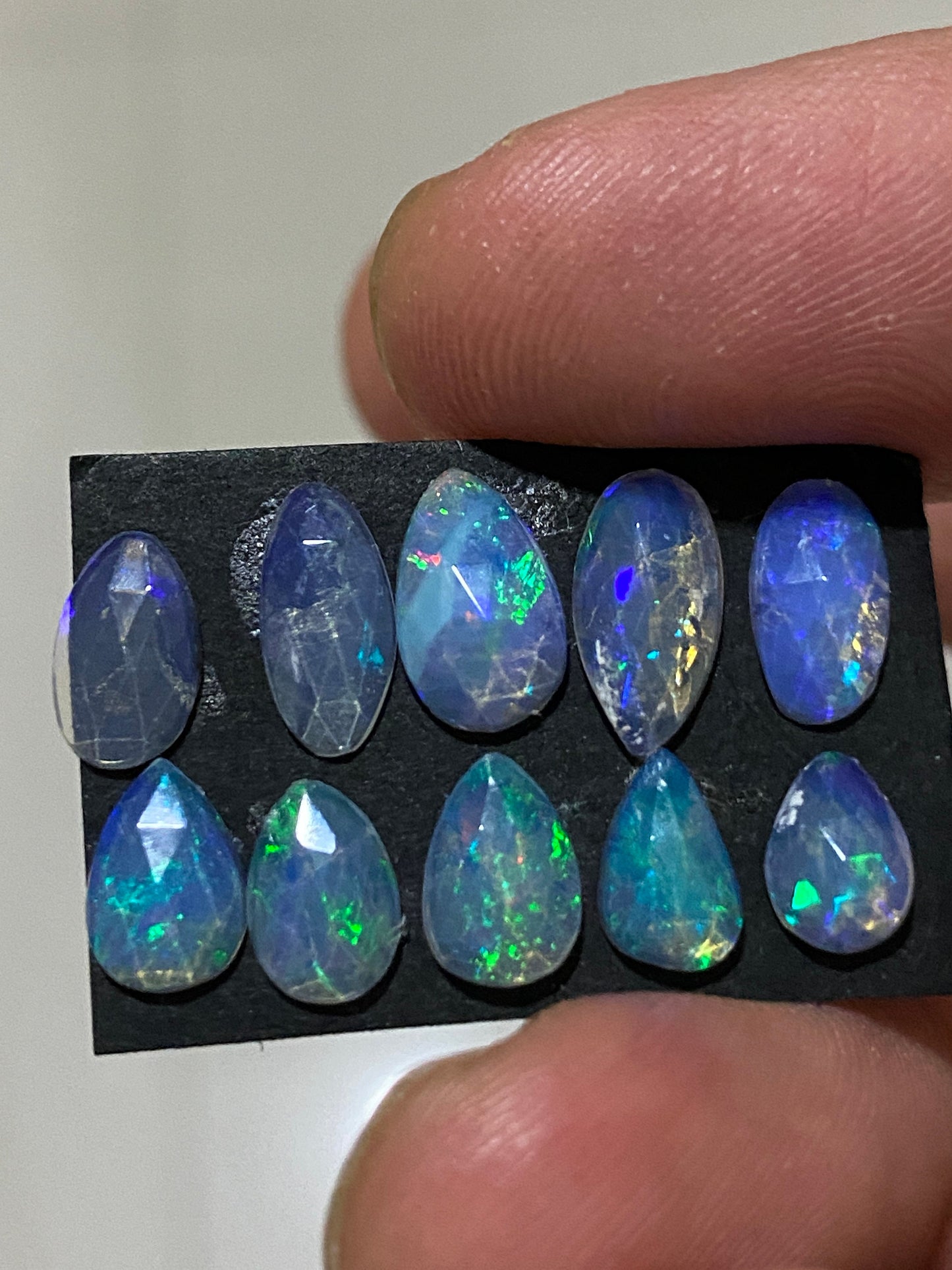 Lovely  Ethiopian opal rosecut Welo opal rosecut wt 4.5 cts pcs 10 size 7x5-10x6mm rosecut opal beautiful fire natural opal rosecut