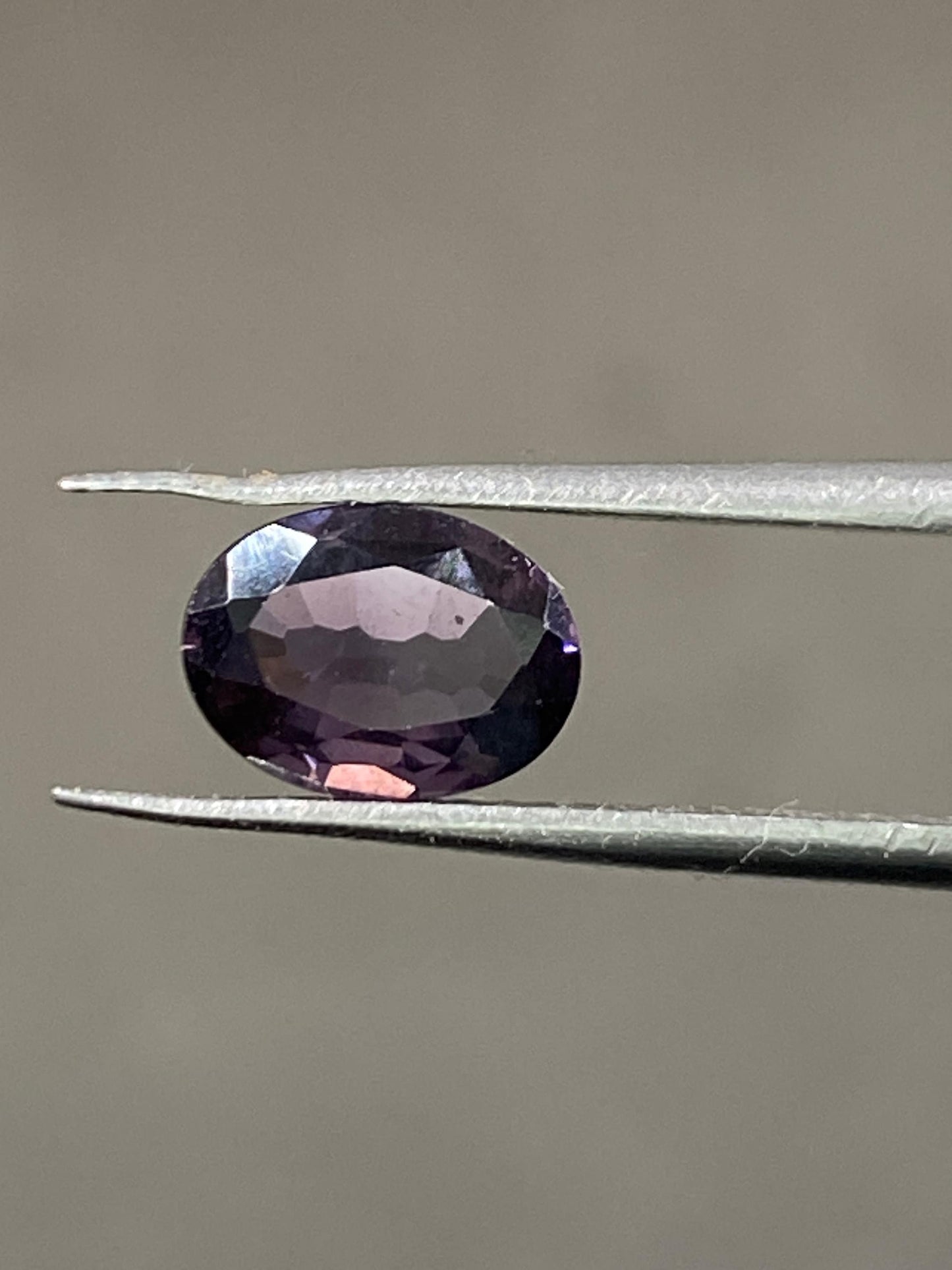 Purple sapphire oval cut natural unheated untreated ring size sapphire wt 1 carat size 7.8x5.7mm Sapphire oval