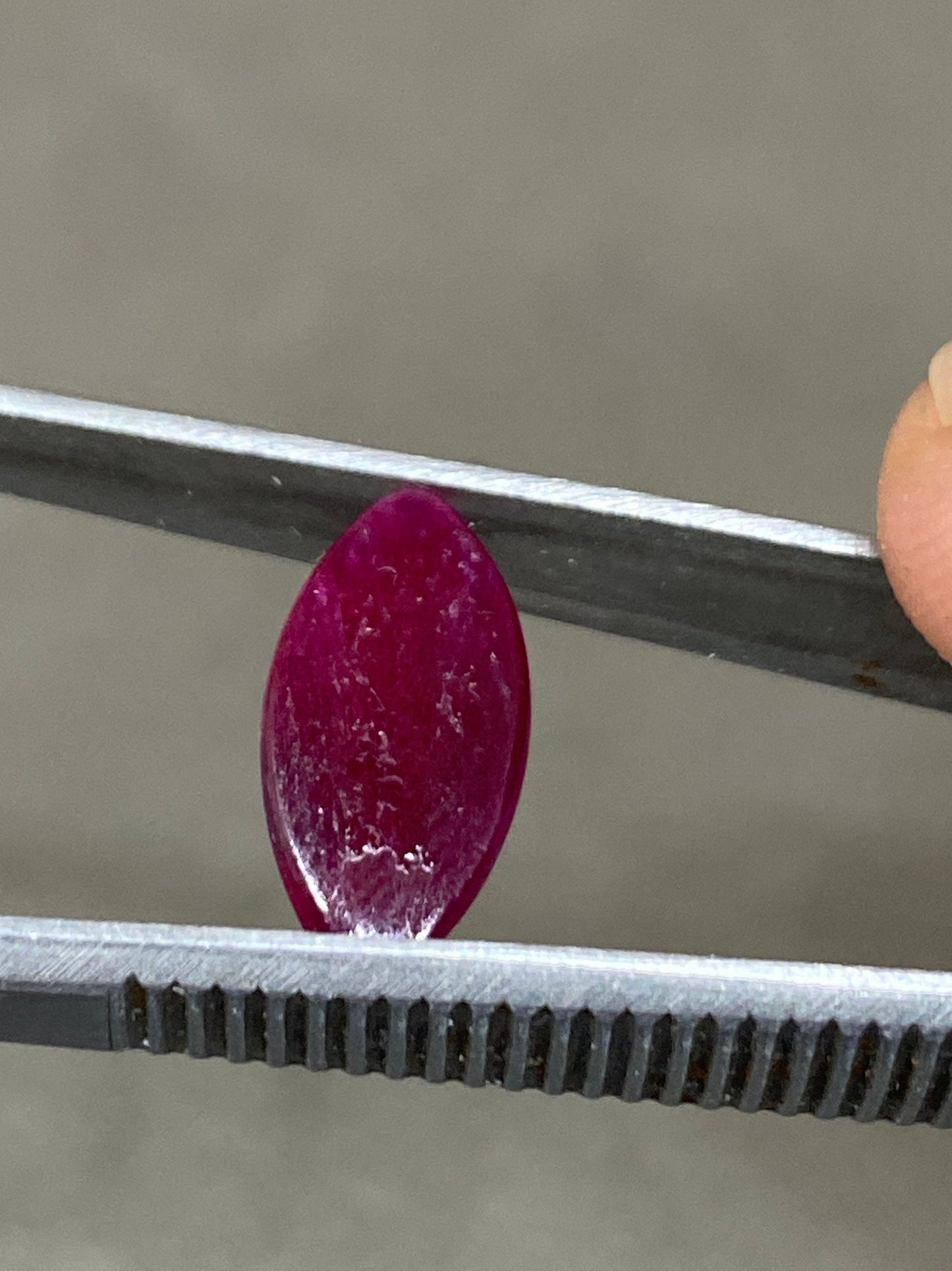 Very rare natural Ruby marquise flat Cabochon blood red ruby marquise ruby Natural ring wt 3.35 cts 16x8mm  Pendant Unheated untreated ruby