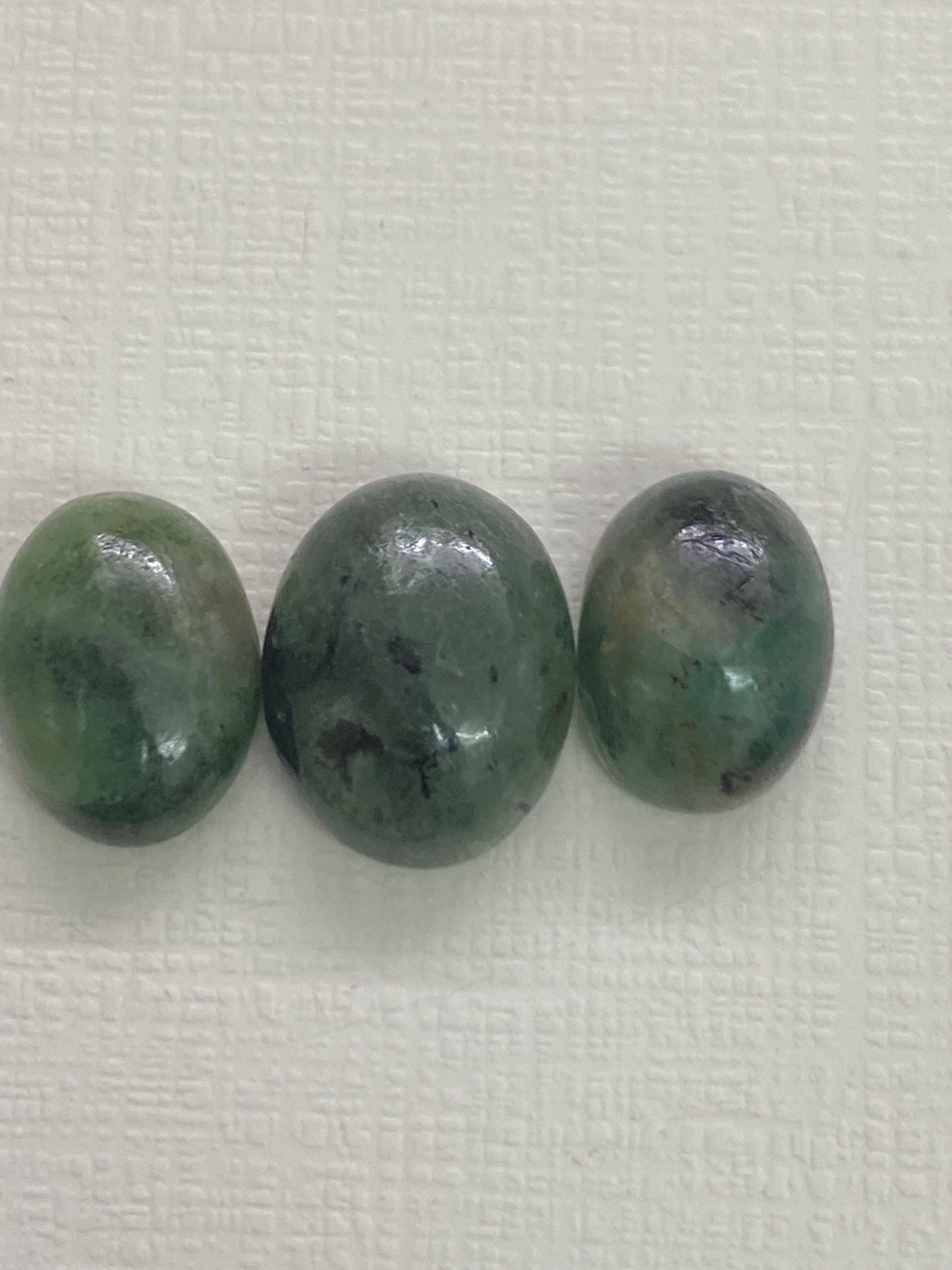 Fantastic rare Emerald cabochon wt  cts size  Pcs 3 natural emerald rosecut good color beautiful wholesale lot