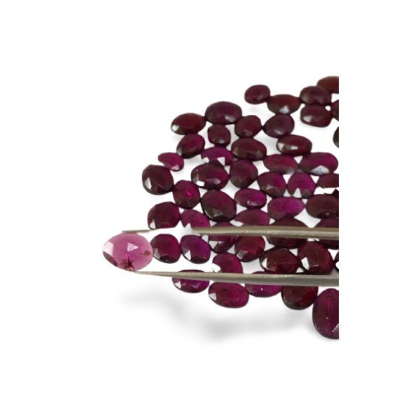 Rare Rhodolite purple garnet rosecut fine quality amazing gemstones with inclusions 6mm-9mm natural purple garnet more pieces of small sizes