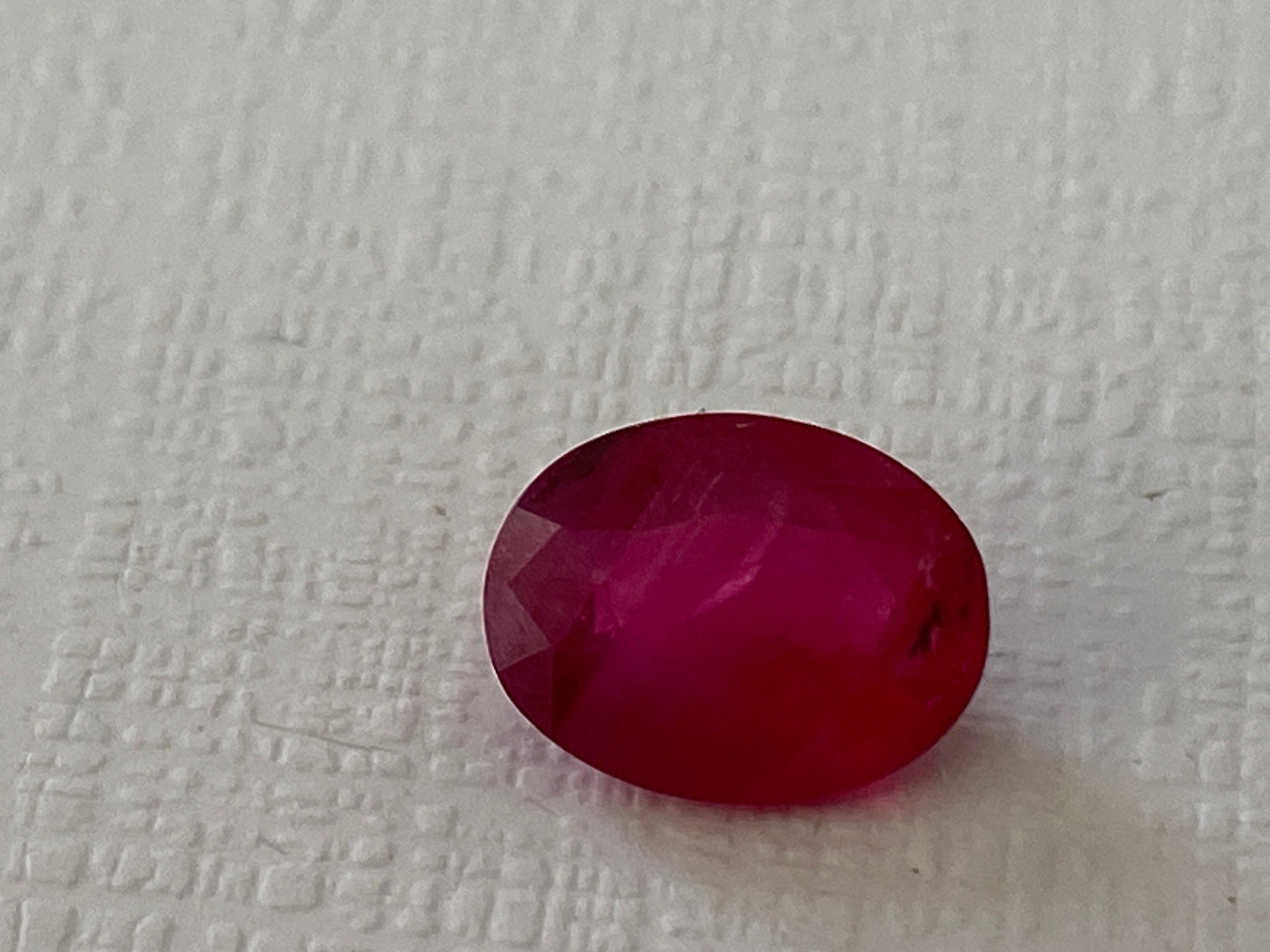 Rare Natural Mozambique ruby oval cut ring size small pendant size weight  carats Natural ruby oval cut