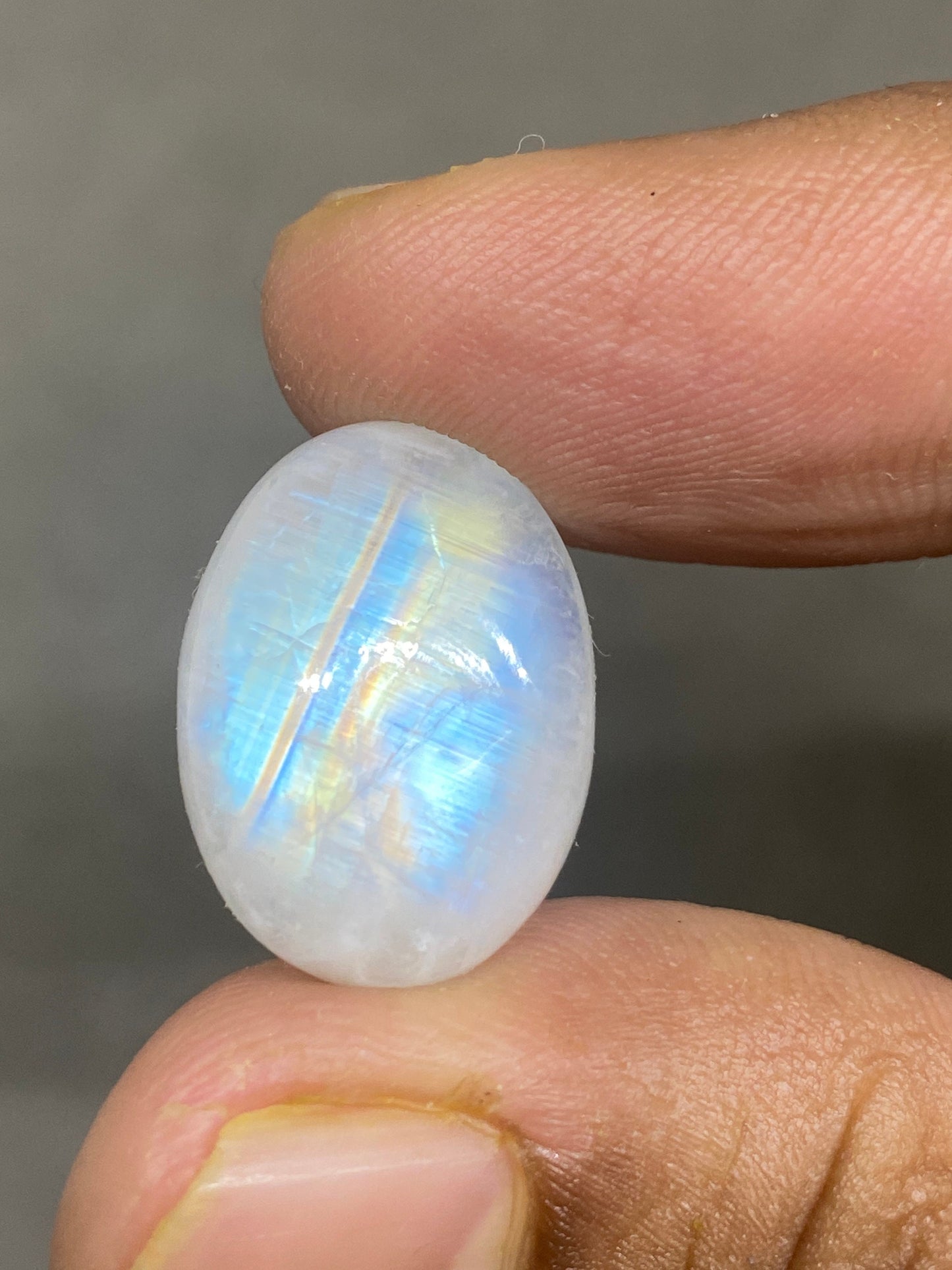 Stunning Blue multi fire white rainbow moonstone oval cabochon  beautiful fire rainbow moonstone cabochons