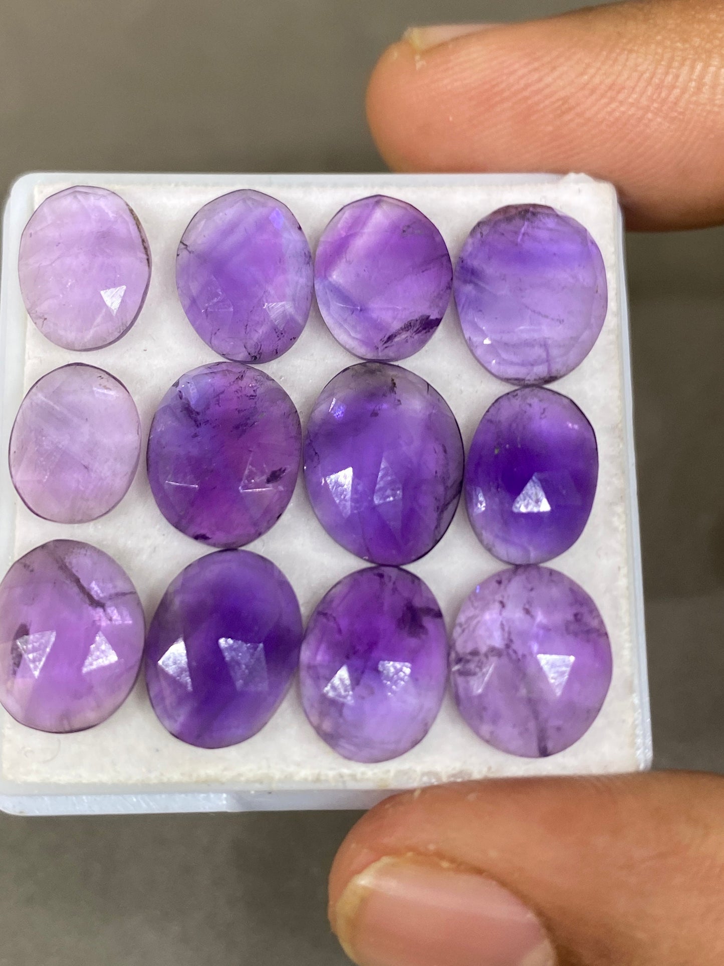 Awesome rare amethyst rosecut fancy shapes freeform amethyst pendant supply weight 32 carats pcs 12 size 10x9mm-13x10mm rosecut amethyst