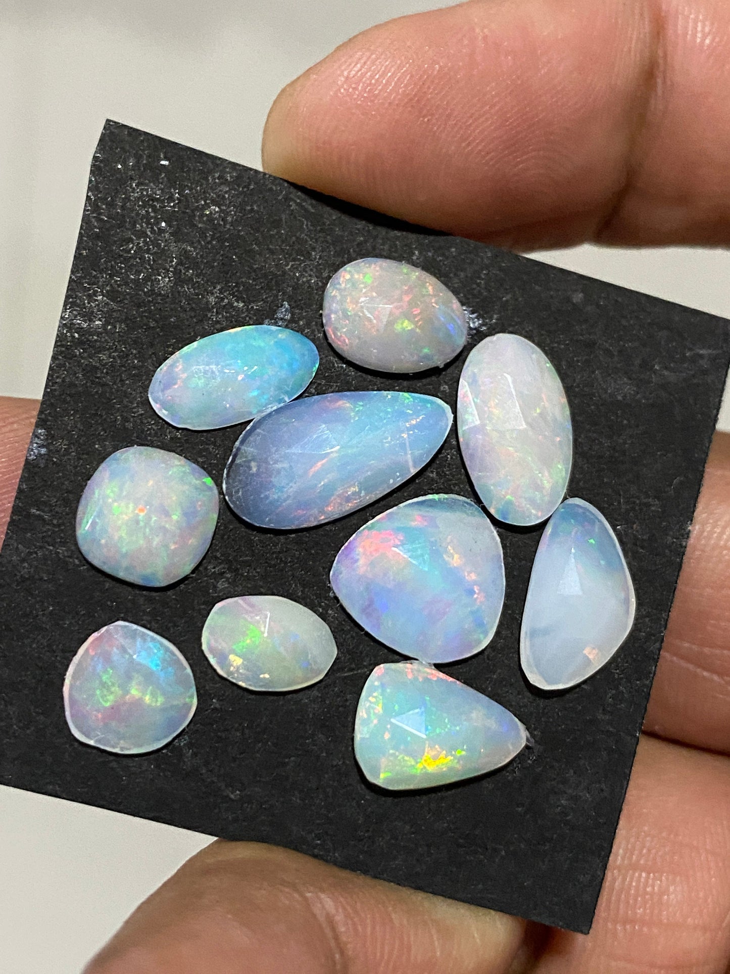 Fascinating Ethiopian opal rosecut Welo opal rosecut aaa quality wt 10 cts pcs 10 size 8mm-15x8mm  rosecut opal fire natural opal rosecut