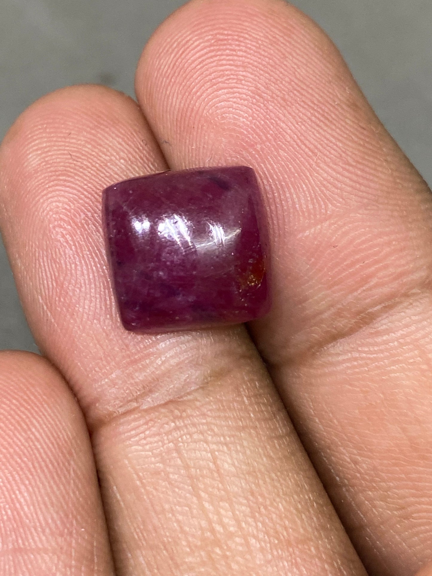 Very rare natural Ruby Cushion Cabochon blood red ruby beautiful ruby Natural ring wt 11 carats 12mm Pendant Unheated untreated ruby