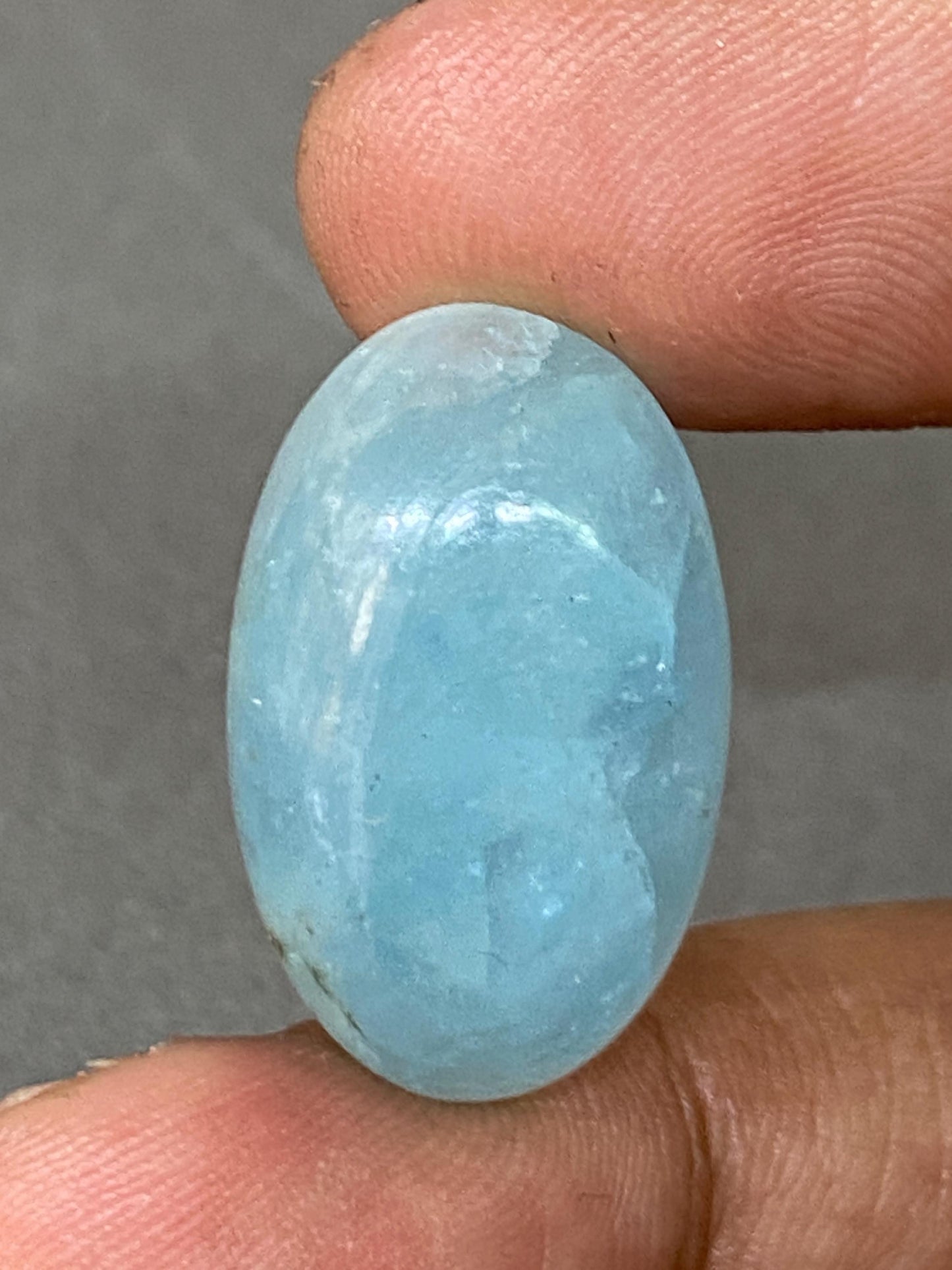 Rare blue milky Aquamarine mix  shape cabochons Fine quality