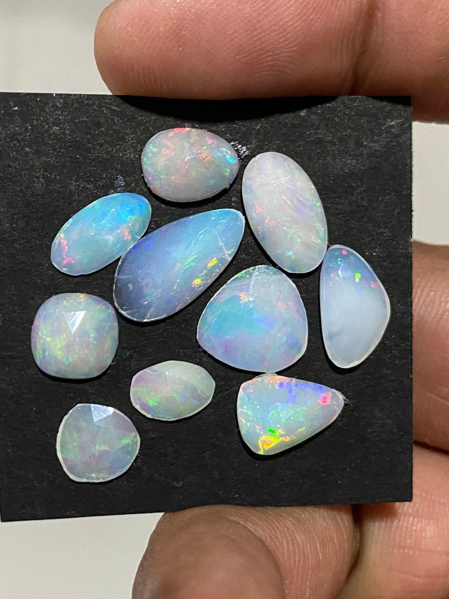 Fascinating Ethiopian opal rosecut Welo opal rosecut aaa quality wt 10 cts pcs 10 size 8mm-15x8mm  rosecut opal fire natural opal rosecut