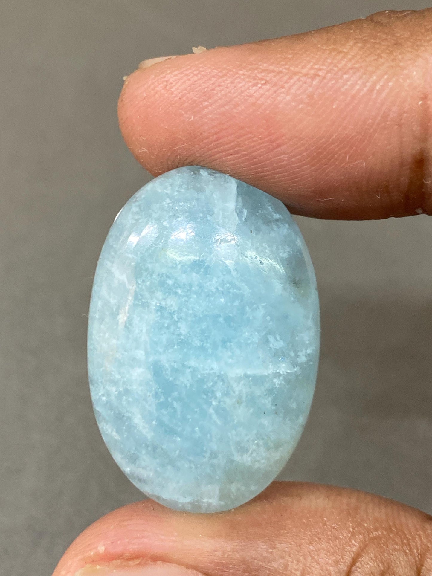 Rare blue milky Aquamarine mix  shape cabochons Fine quality