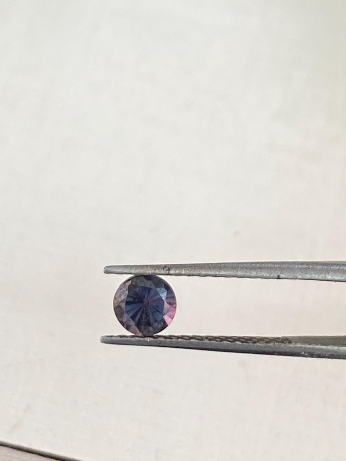 Extremely Rare Color Change Sapphire cutstone round wt 0.73 carat purple to pink sapphire Natural Unheated Untreated Sapphire never seen