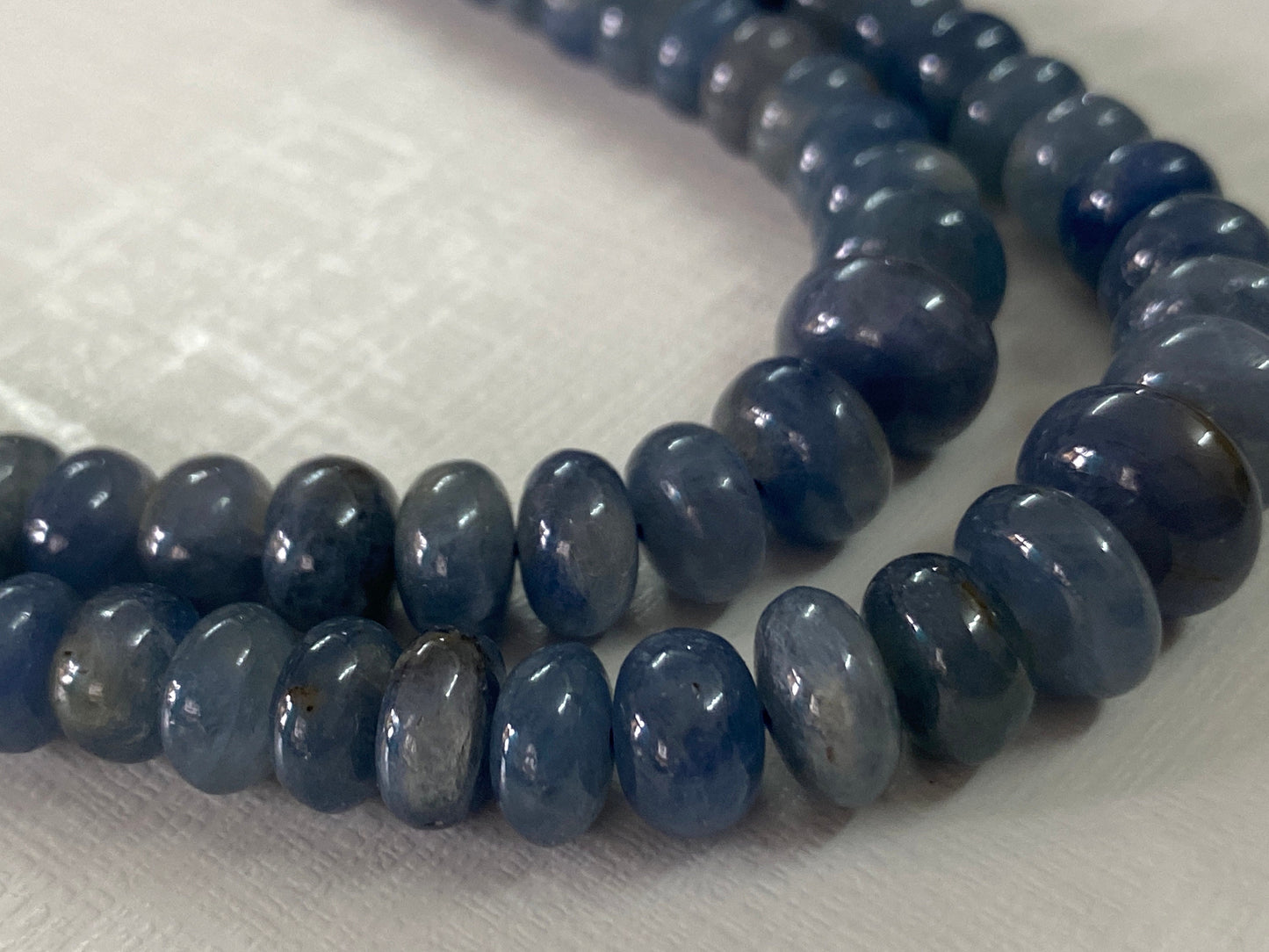 Rare Blue sapphire smooth polished beads wt 343 carats size 5mm to 10mm  rare blue sapphire smooth polished