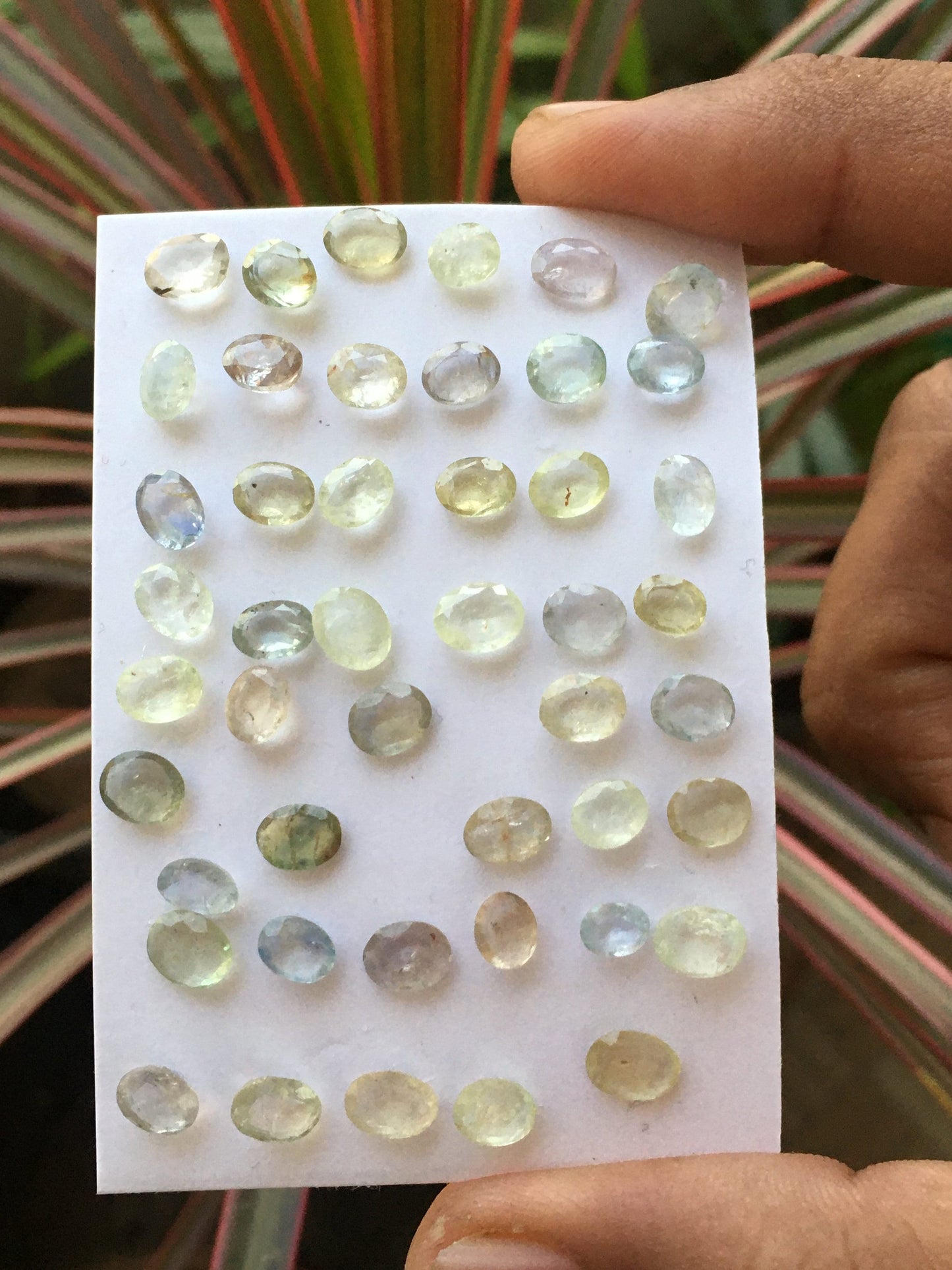 Nice natural umba Sapphire ring oval cuts Pastel colors sapphire unheated untreated sapphire wt 37.60 cts pcs 46 size 5.7x4.7mm to 7.1x5mm