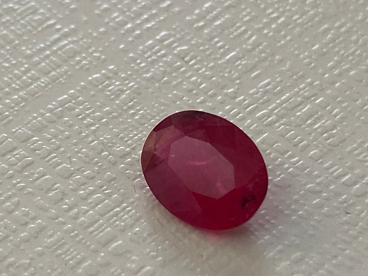 Rare Natural Mozambique ruby oval cut ring size small pendant size weight  carats Natural ruby oval cut