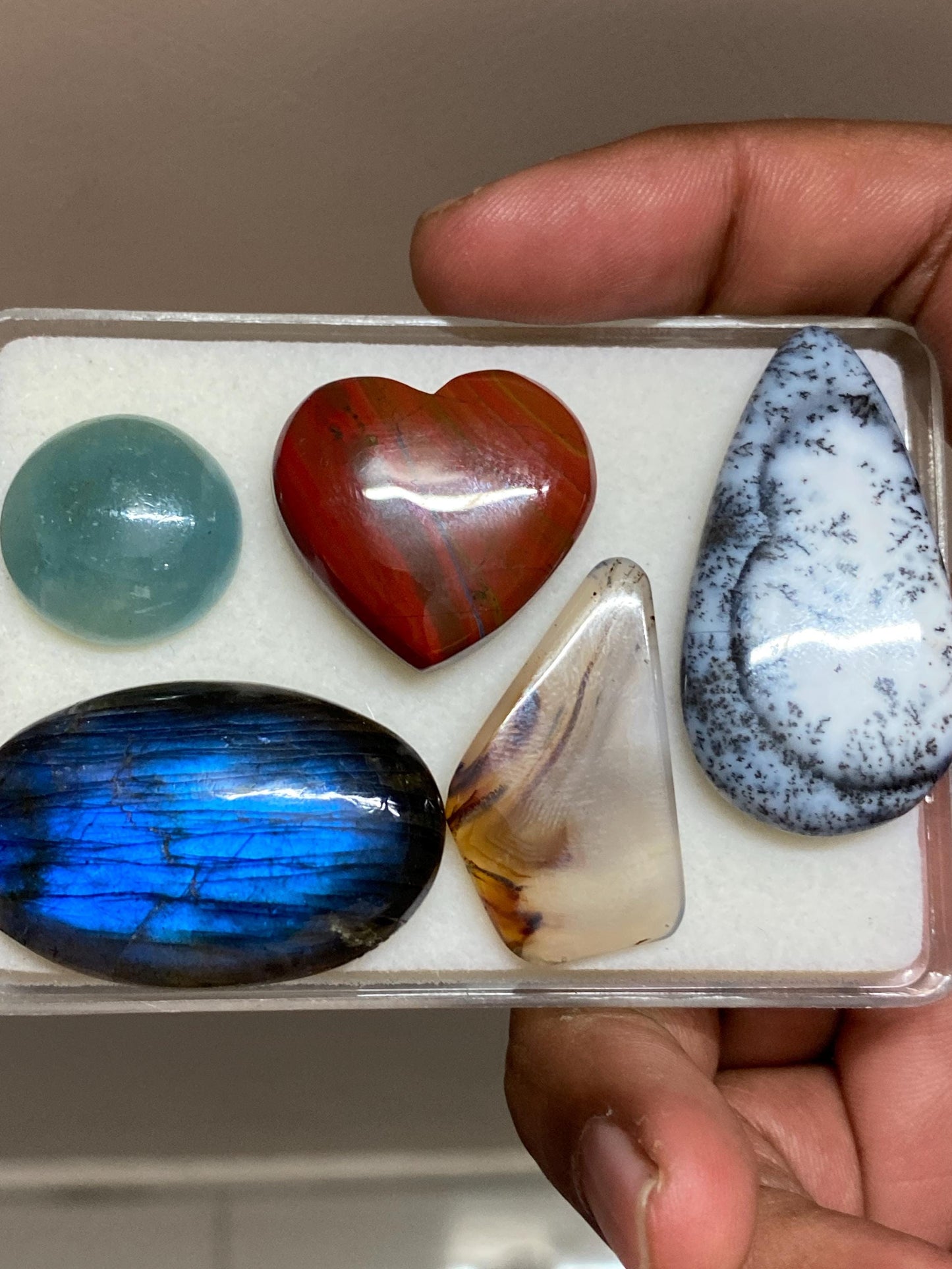 Beautiful rare multi cabochons lot aquamarine Montana agate dendrite opal labradorite red Jasper mix cabochon lot wholesale semi precious