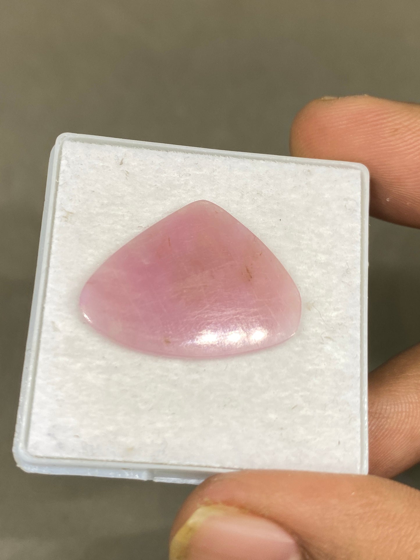 Natural Rare Pink sapphire fancy very flat cabochon 25x20mm weight 9.45 carats Africa mines sapphire cabochon ideal for pendant